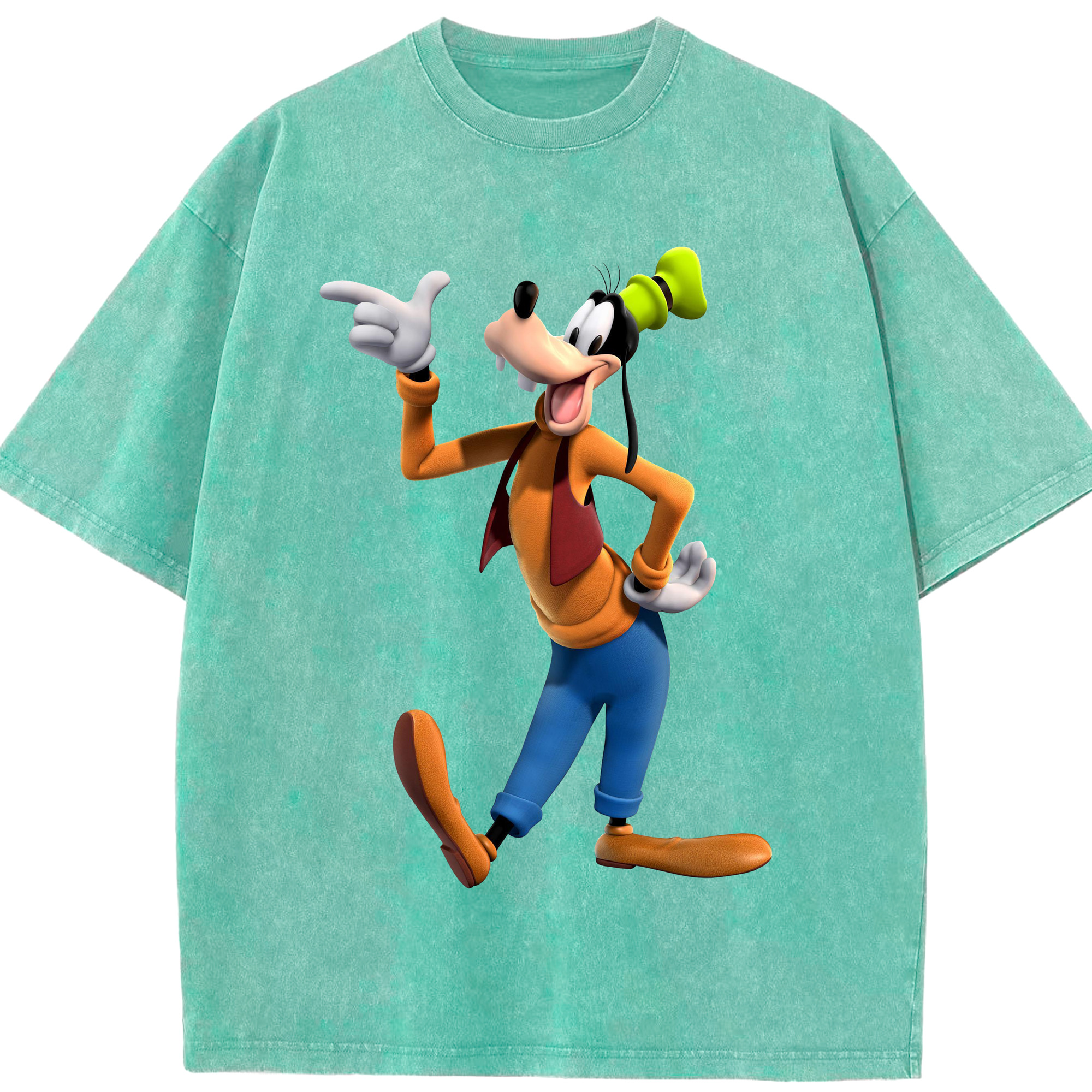 （画像用） ミッキーマウス Mickey Mouse 綿100% ヴィンテージ風 半袖Tシャツ（フロントプリント）